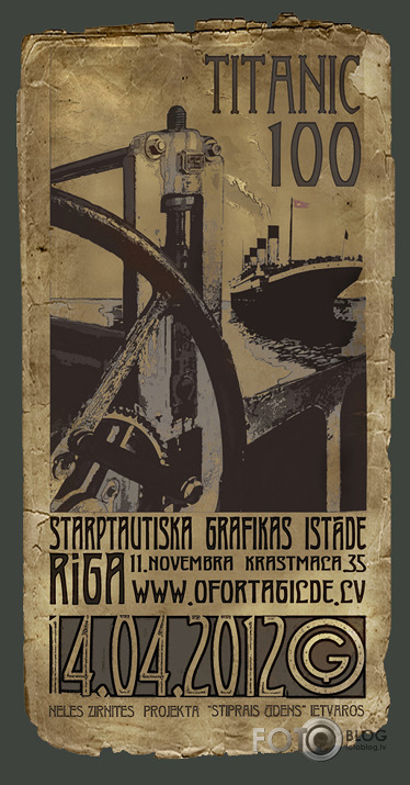 Starptautiskā grafikas izstāde TITANIC 100