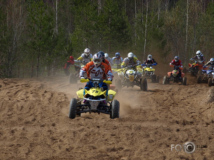 Latvijas čempionāta otrais un Baltijas čempionāta pirmais posms Endurokrosā. kvadras