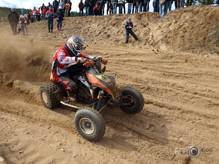 Latvijas čempionāta otrais un Baltijas čempionāta pirmais posms Endurokrosā. kvadras