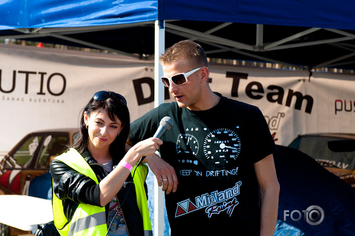 LAK-Y drift komandas šovs drag race 2011