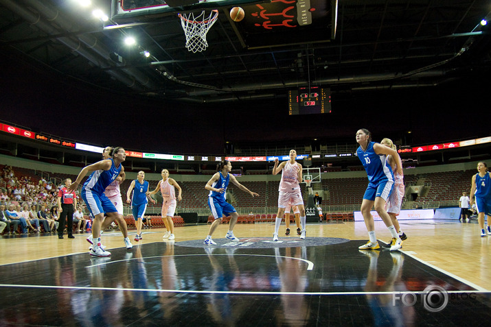 Basketbols Latvija - Slovākija 77-80