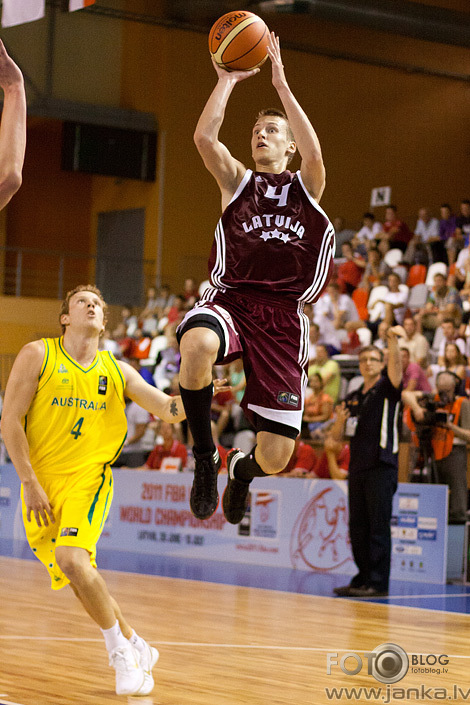 Latvija - Austrālija 78:68