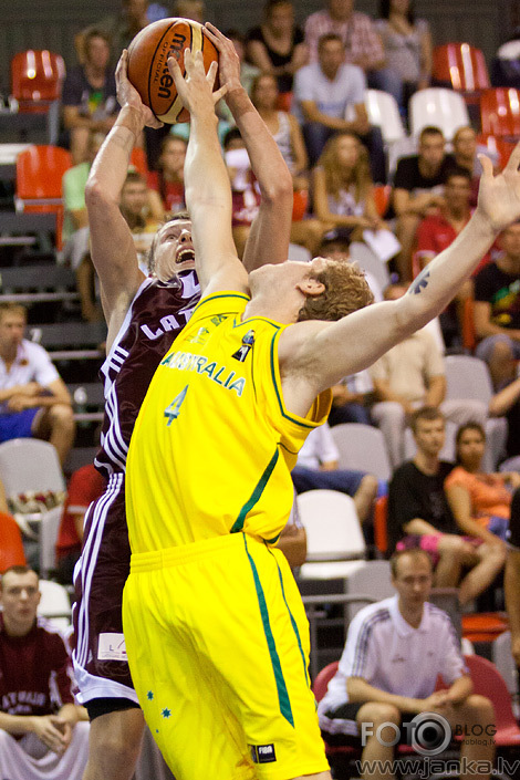 Latvija - Austrālija 78:68