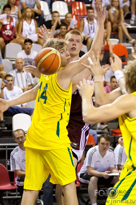 Latvija - Austrālija 78:68