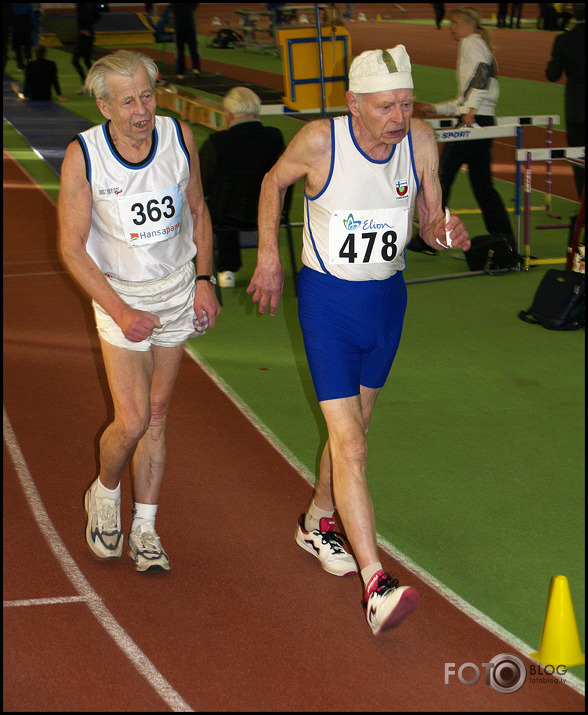 Veterānu sacensības vieglatlētikā . Tartu 3. XII . 2011.