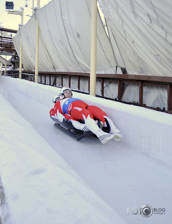 PK kamaniņās Siguldas bobsleja trasē 18.februāri.