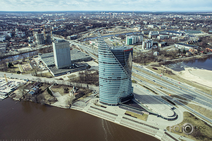 Riga from bird's-eye