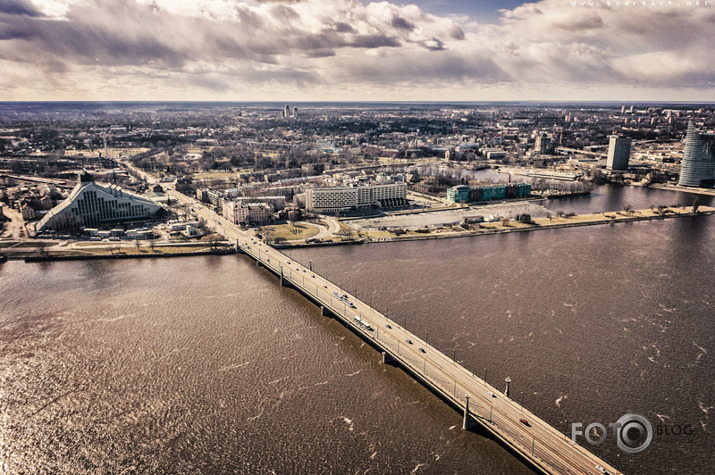 Riga from bird's-eye