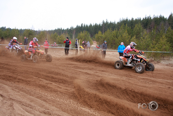 Latvijas un Baltijas Cross Country 1.posms Ķesterciemā (kvadras,apbalvošana) 07.04.12