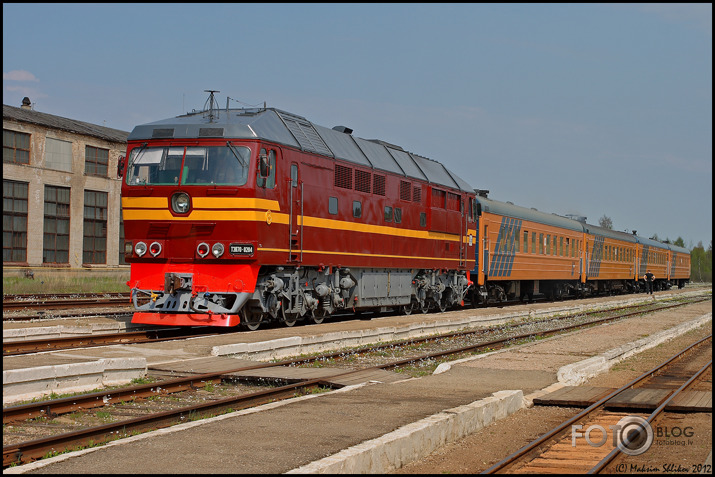 2012.05.06. Railway enthusiasts in Gulbene