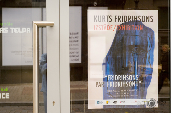 Kurta Fridrihsona vakar (?) jau atklātā izstāde "Fridrihsons par Fridrihsonu"