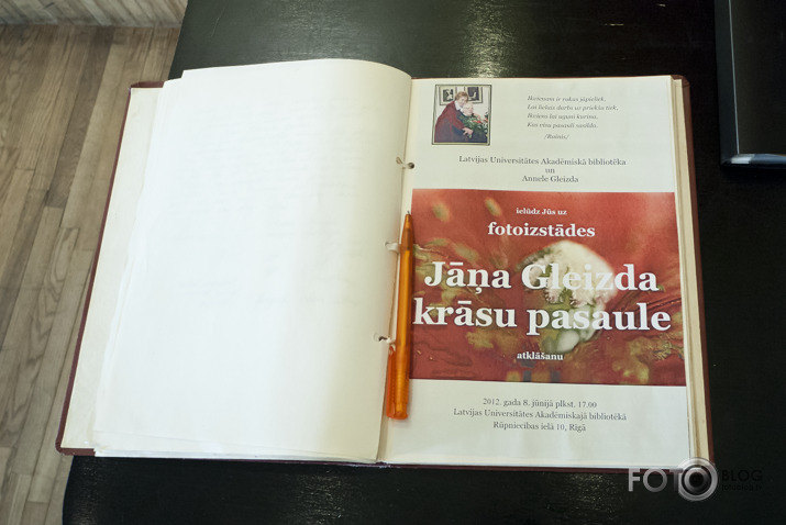 Fotoizstade "Jāņa Gleizda krāsu pasaule"