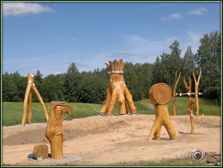 Jaunākās skulptūras Kristus Karaļa Kalnā