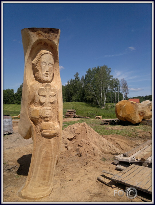 Jaunākās skulptūras Kristus Karaļa Kalnā
