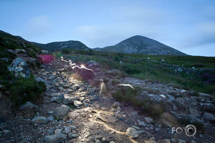 Akmeņainais ceļš uz Croagh Patrick