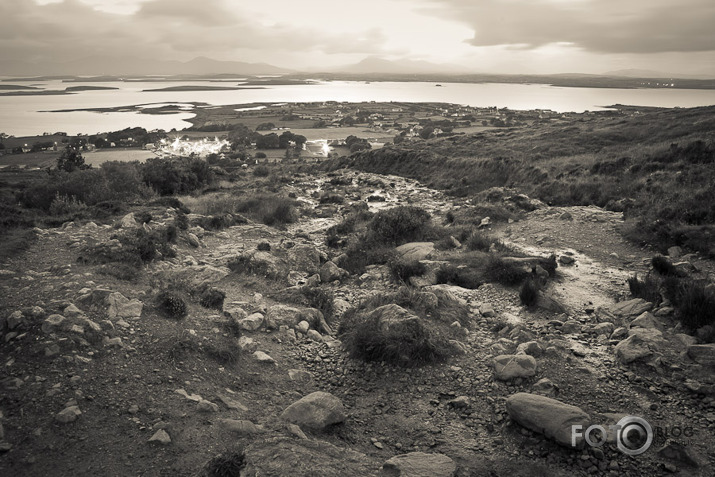 Akmeņainais ceļš uz Croagh Patrick