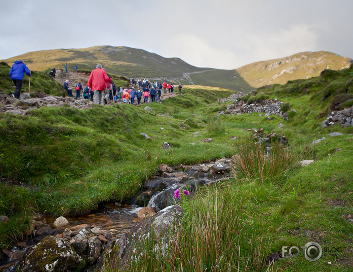 Akmeņainais ceļš uz Croagh Patrick