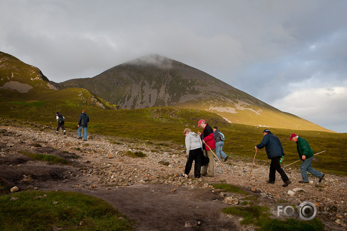 Akmeņainais ceļš uz Croagh Patrick