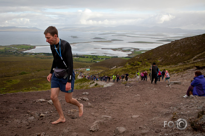 Akmeņainais ceļš uz Croagh Patrick