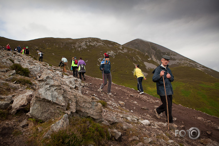 Akmeņainais ceļš uz Croagh Patrick