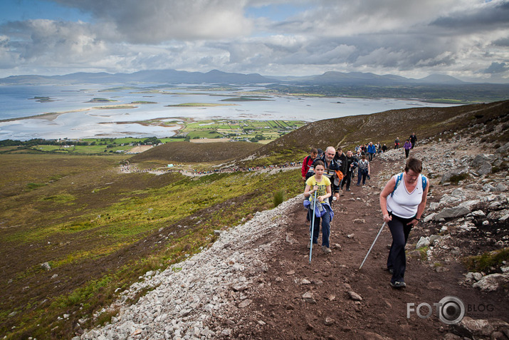 Akmeņainais ceļš uz Croagh Patrick