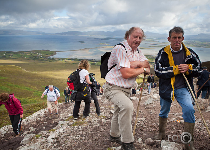 Akmeņainais ceļš uz Croagh Patrick