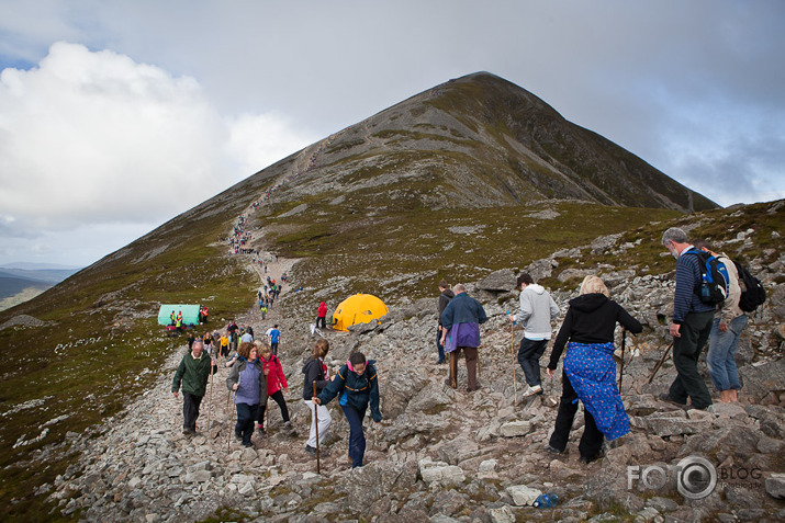 Akmeņainais ceļš uz Croagh Patrick