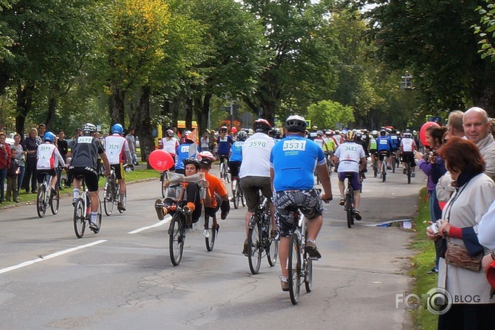 Vienības velobrauciens - starta mirkļi