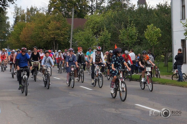 Vienības velobrauciens - starta mirkļi