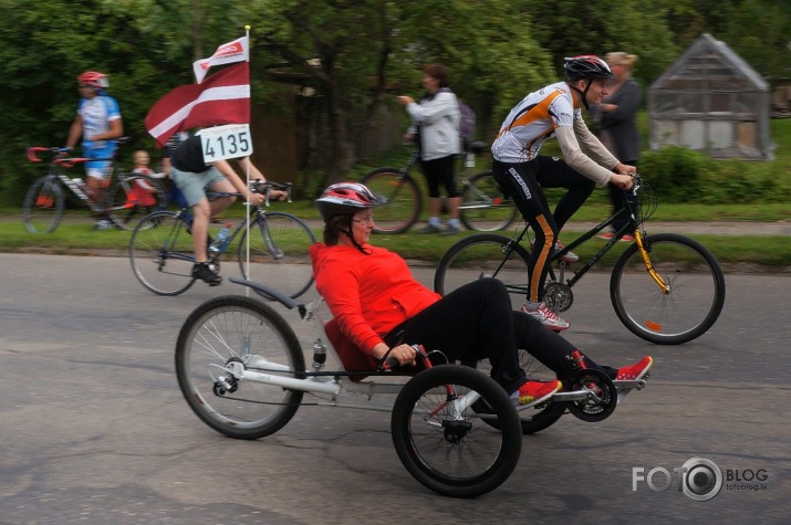 Vienības velobrauciens - starta mirkļi