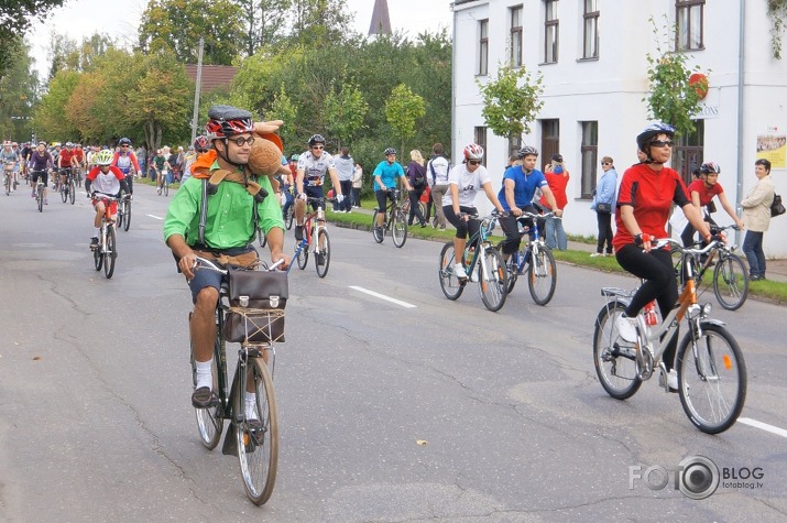 Vienības velobrauciens - starta mirkļi