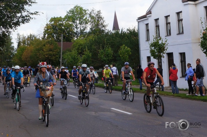 Vienības velobrauciens - starta mirkļi