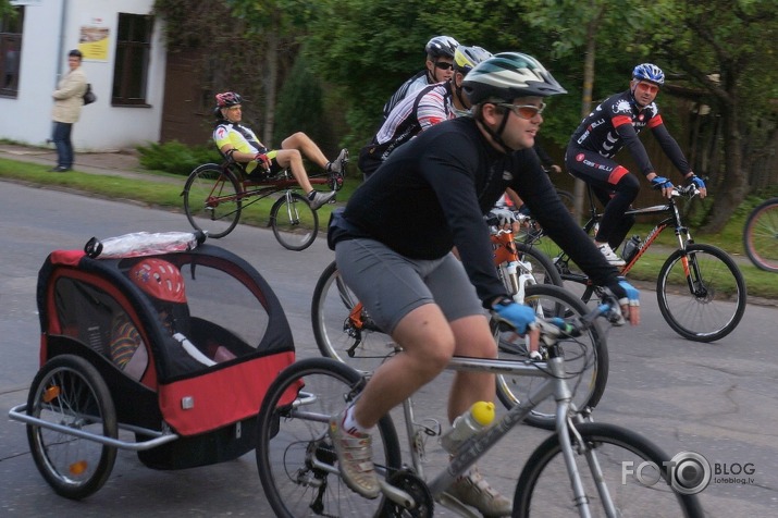 Vienības velobrauciens - starta mirkļi