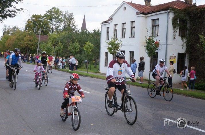 Vienības velobrauciens - starta mirkļi