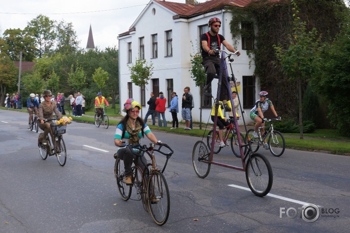 Vienības velobrauciens - starta mirkļi