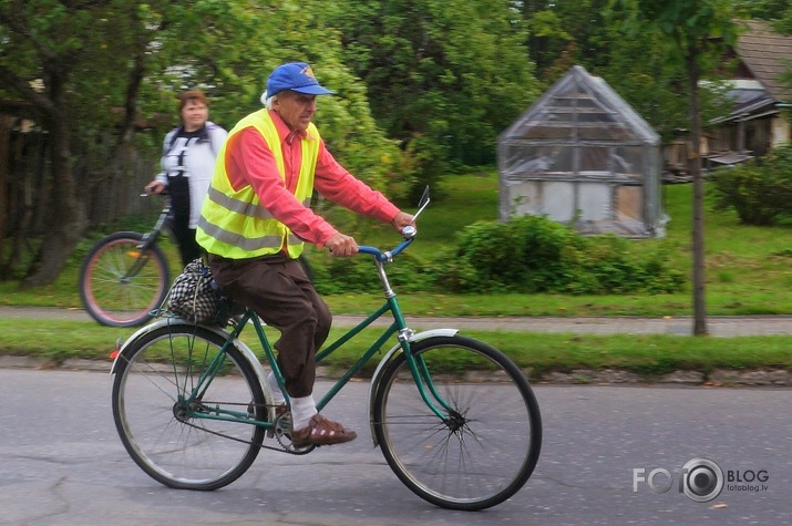 Vienības velobrauciens - starta mirkļi