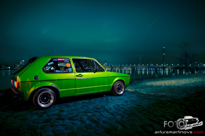 VW Golf MK1 pirms ziemas miega