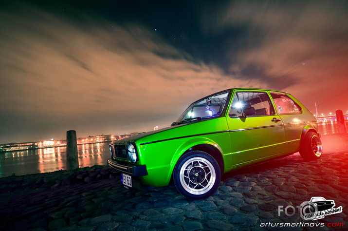 VW Golf MK1 pirms ziemas miega