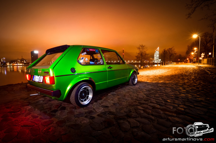 VW Golf MK1 pirms ziemas miega