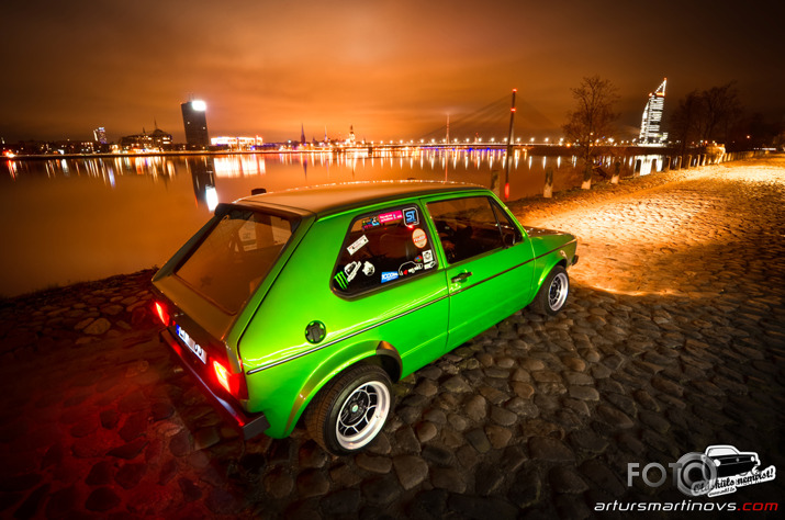 VW Golf MK1 pirms ziemas miega