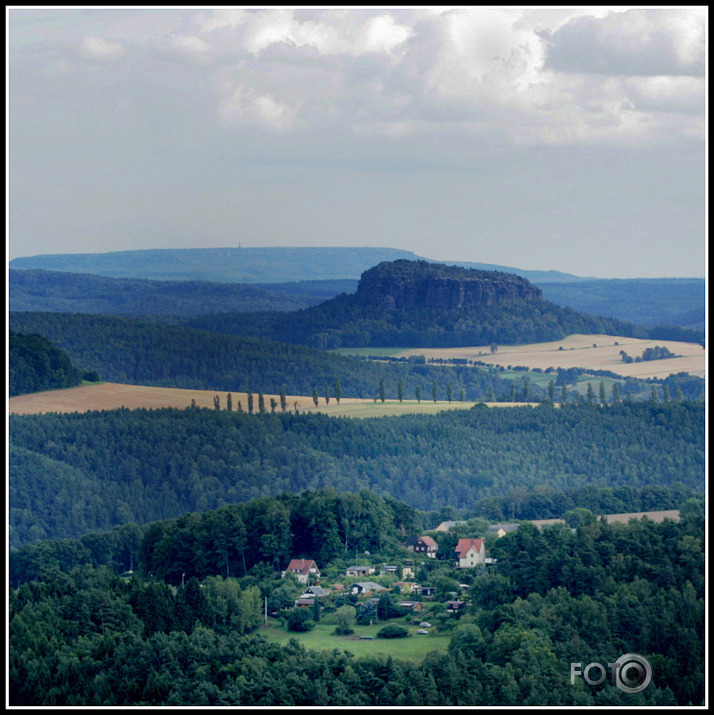 Lilienstein (skats no Basteja klintīm)