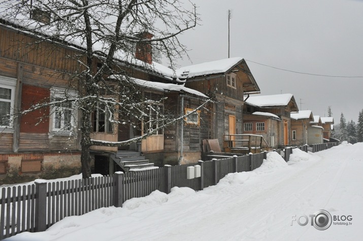 Līgatnes papīrfabrikas ciematā