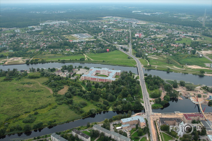 Jelgava no putnu lidojuma