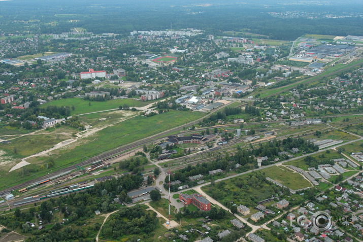 Jelgava no putnu lidojuma