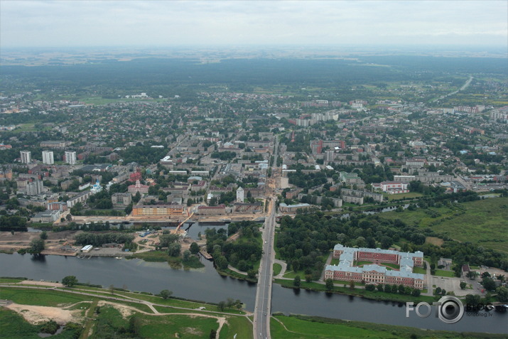 Jelgava no putnu lidojuma