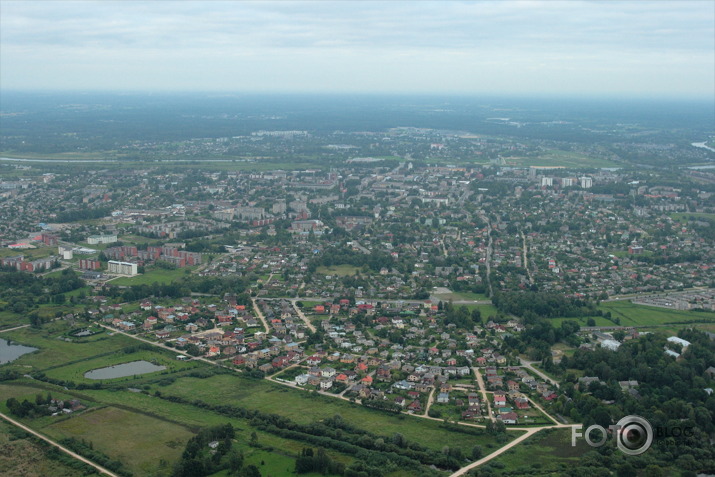 Jelgava no putnu lidojuma