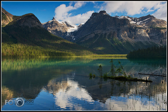 Emerald Lake. Mākoņi izklīst