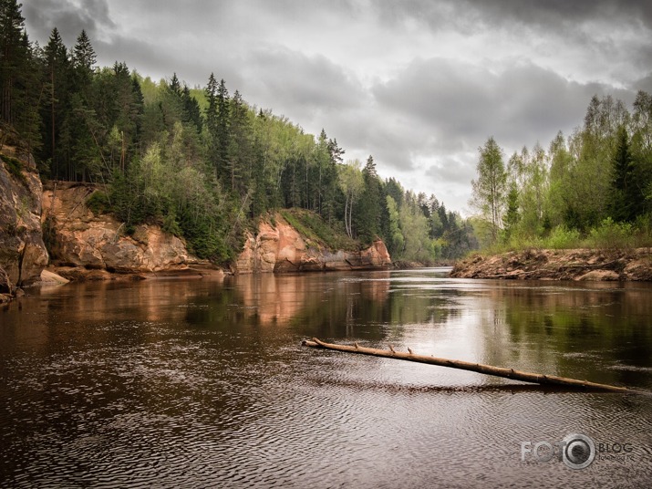 Gauja pie Ērgļu klintīm