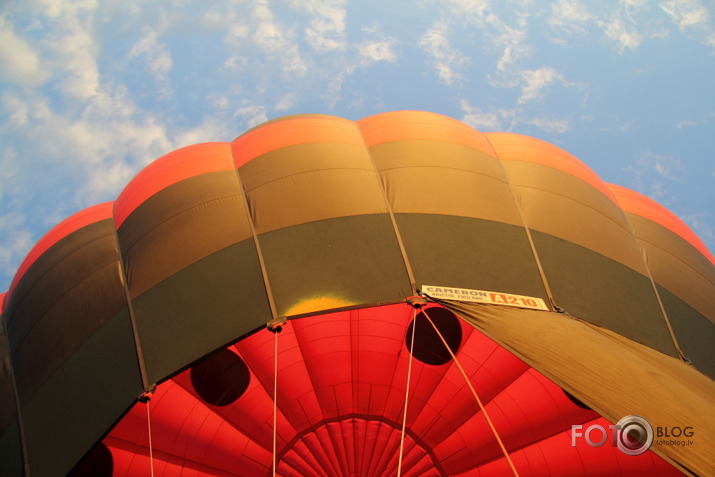 Vakara lidojums ar gaisa balonu