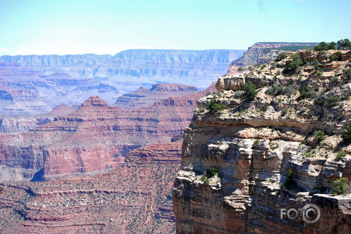 1156 jūdzes pa ASV. Grand Canyon dienvidu mala